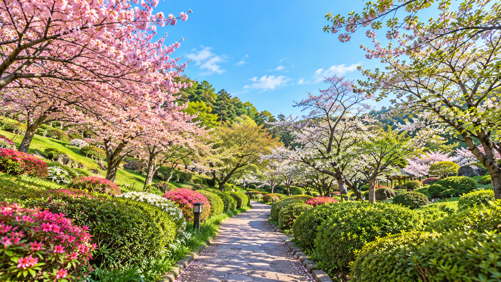 井川町の日本国花苑