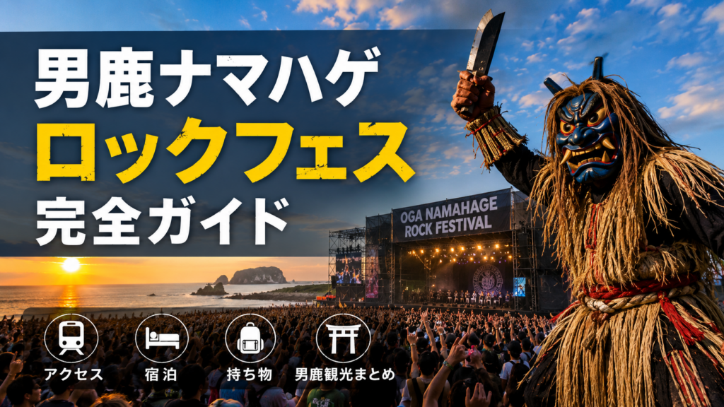男鹿ナマハゲロックフェス完全ガイド - まるっとAKITA!秋田の魅力を探 